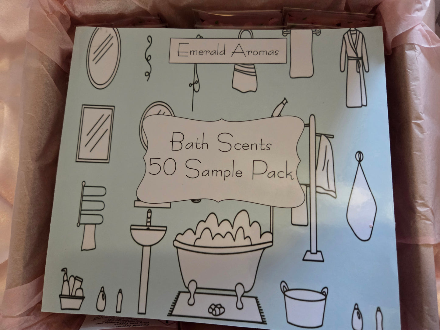 Ultimate Wax Melt Sample Box With 50 Samples Bath & Body Scents