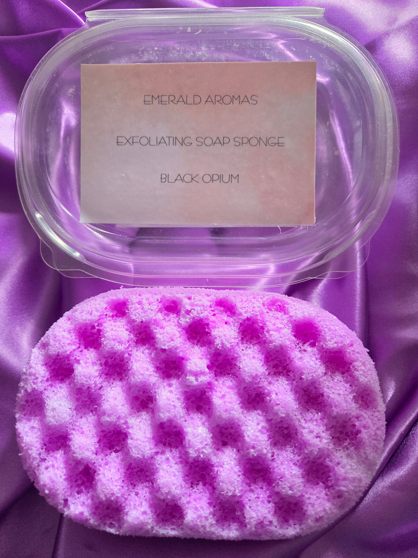 Black Opium Exfoliating Soap Sponge Large 150g