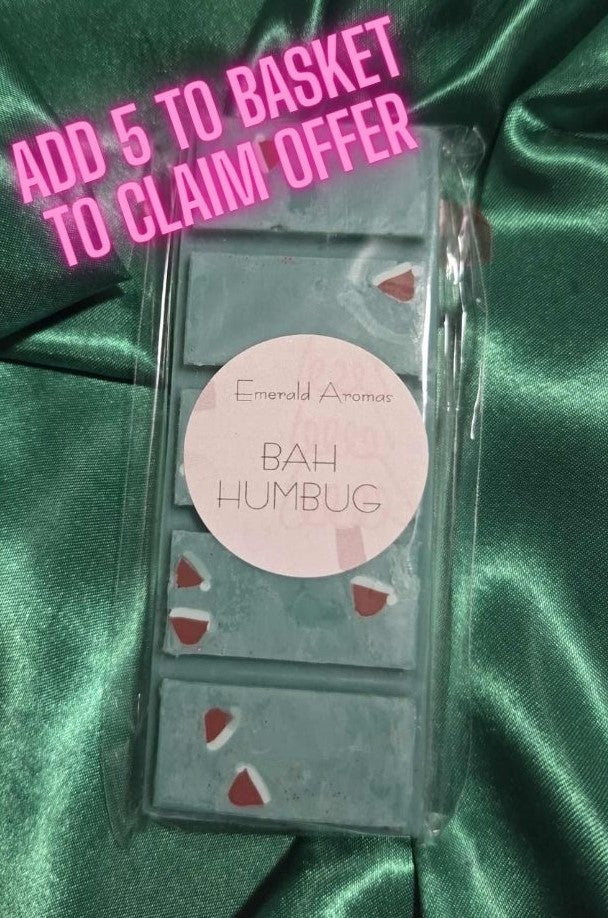 Bah Humbug Christmas Large Wax Melt 50g