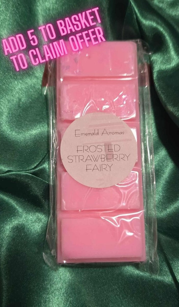 Frosted Strawberry Fairy L*sh Christmas Large Wax Melt 50g