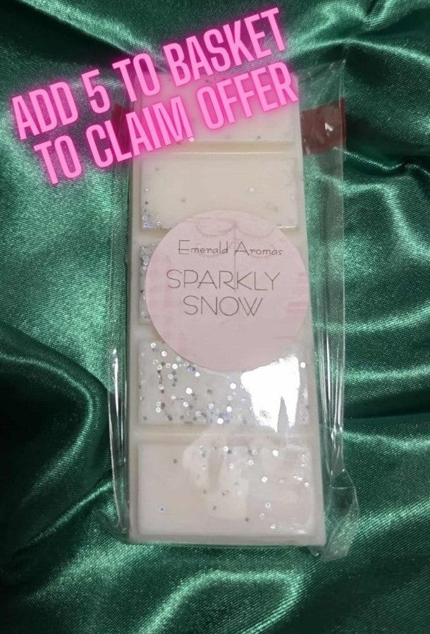 Sparkly Snow Christmas Large Wax Melt 50g