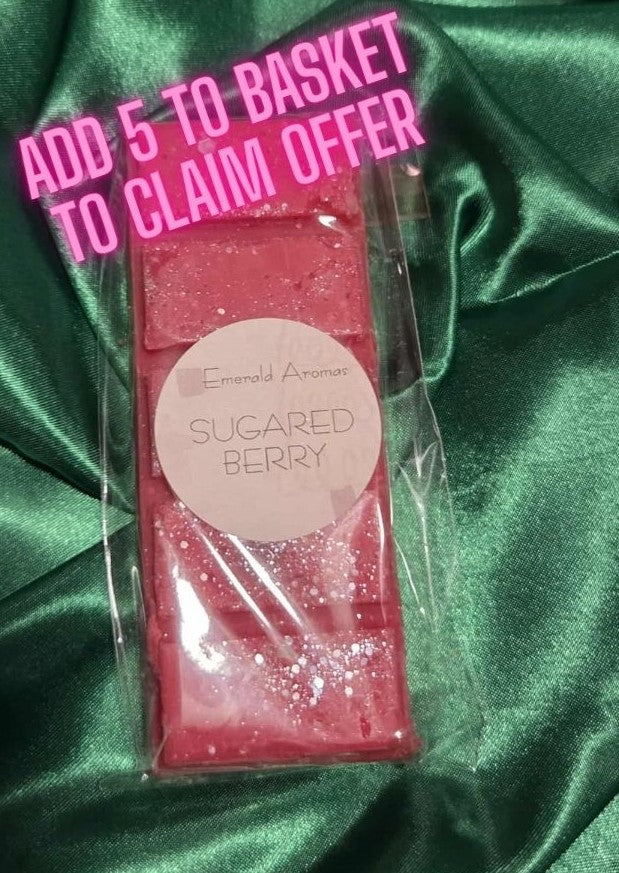 Sugared Berries Christmas Large Wax Melt 50g