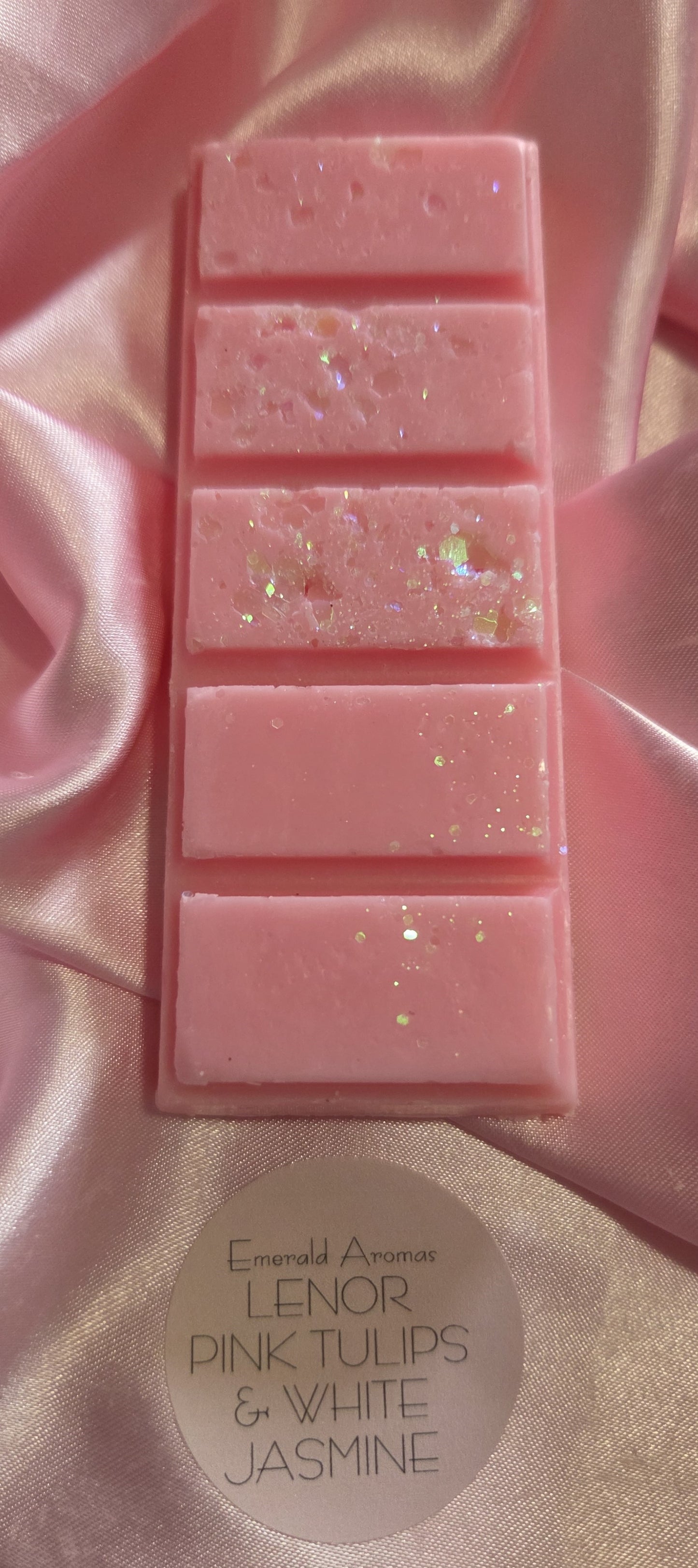 Lenor Pink Tulips & White Jasmine Inspired Large Wax Melt 50g