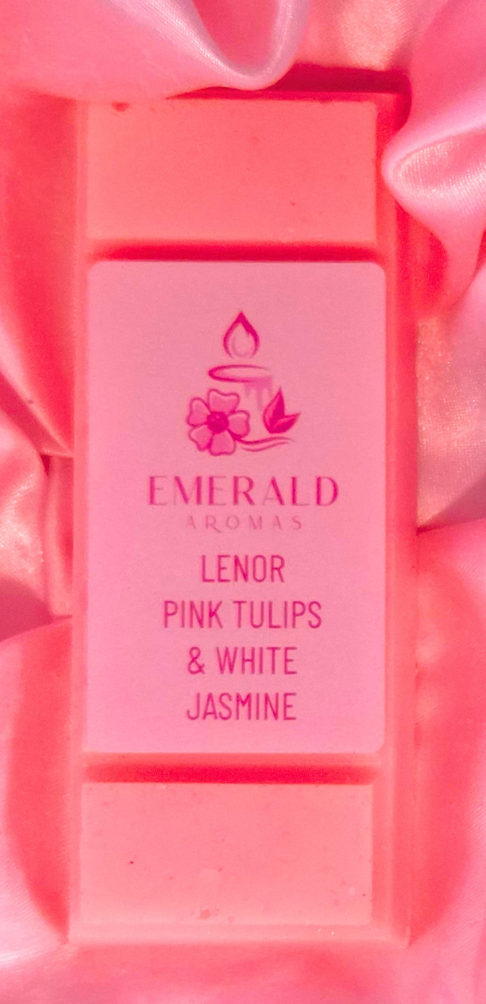 Lenor Pink Tulips & White Jasmine Inspired Large Wax Melt 50g