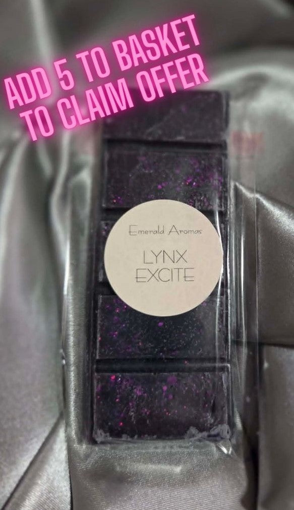 Lynx Excite Men's Inspired Large Wax Melt 50g