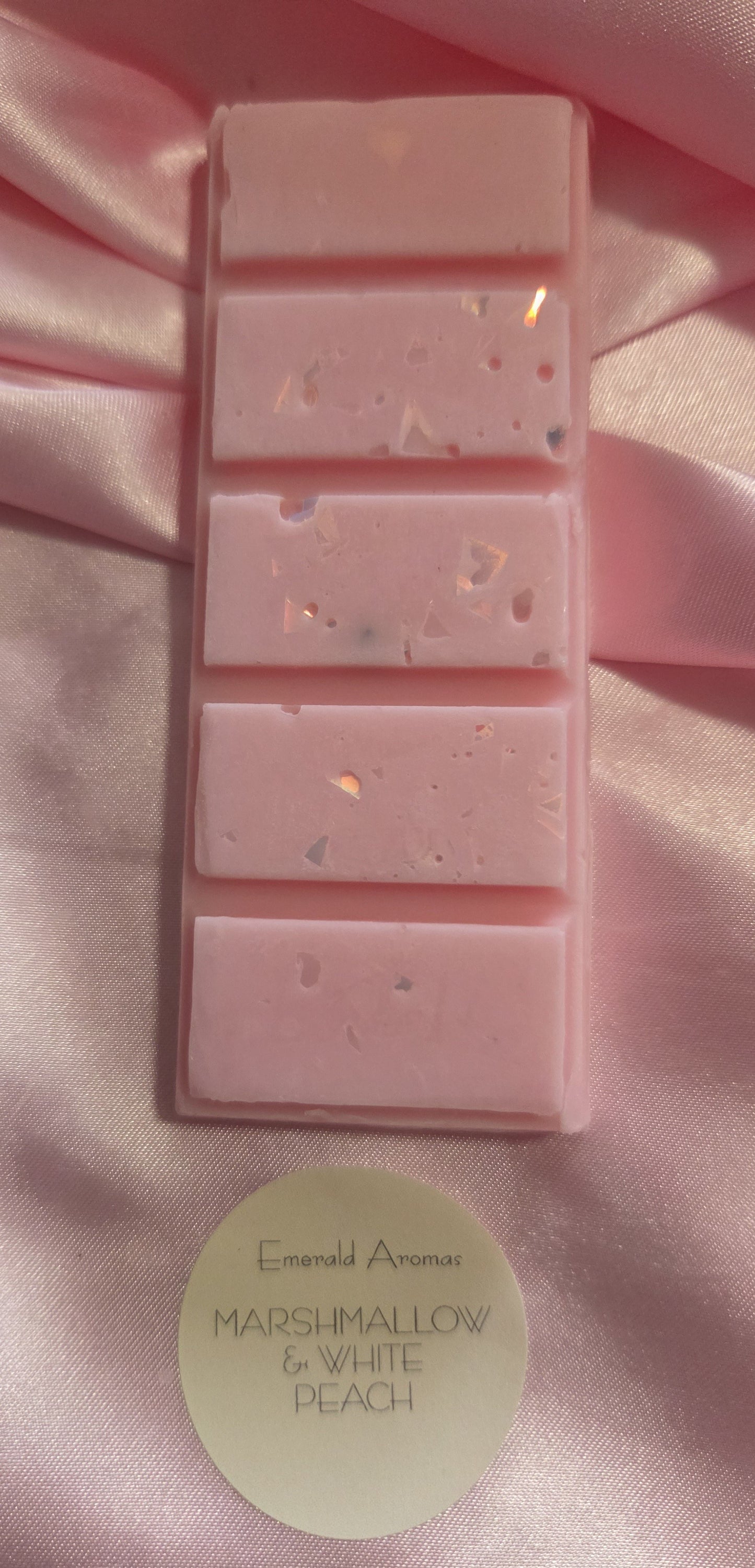 Marshmallow & White Peach Large Wax Melt 50g
