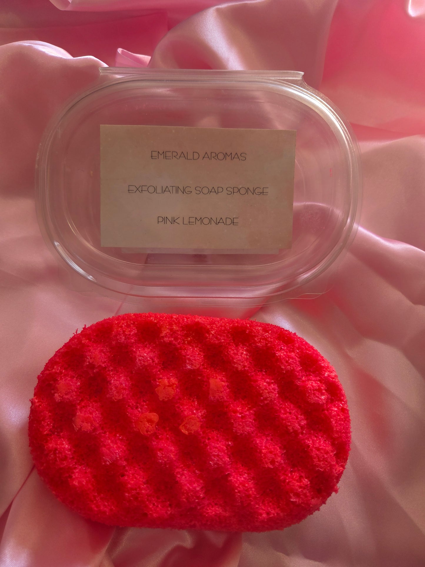 Pink Lemonade Yankee Inspired Exfoliating Soap Sponge Large 150g