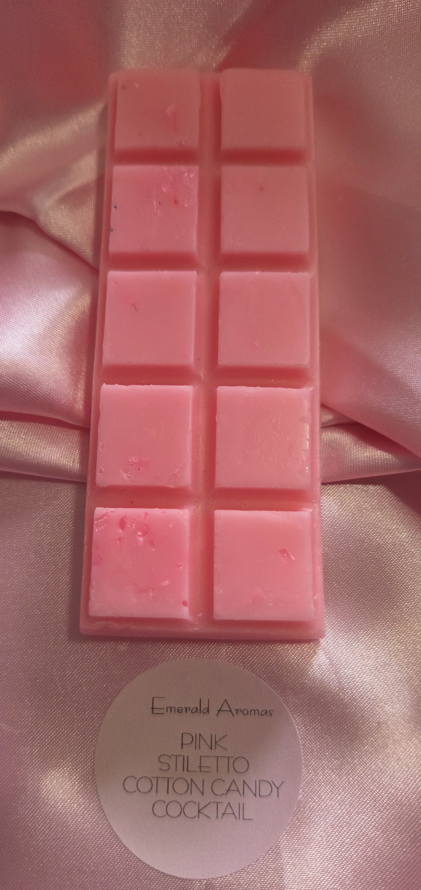 Pink Stiletto Cotton Candy Cocktail Large Wax Melt 50g