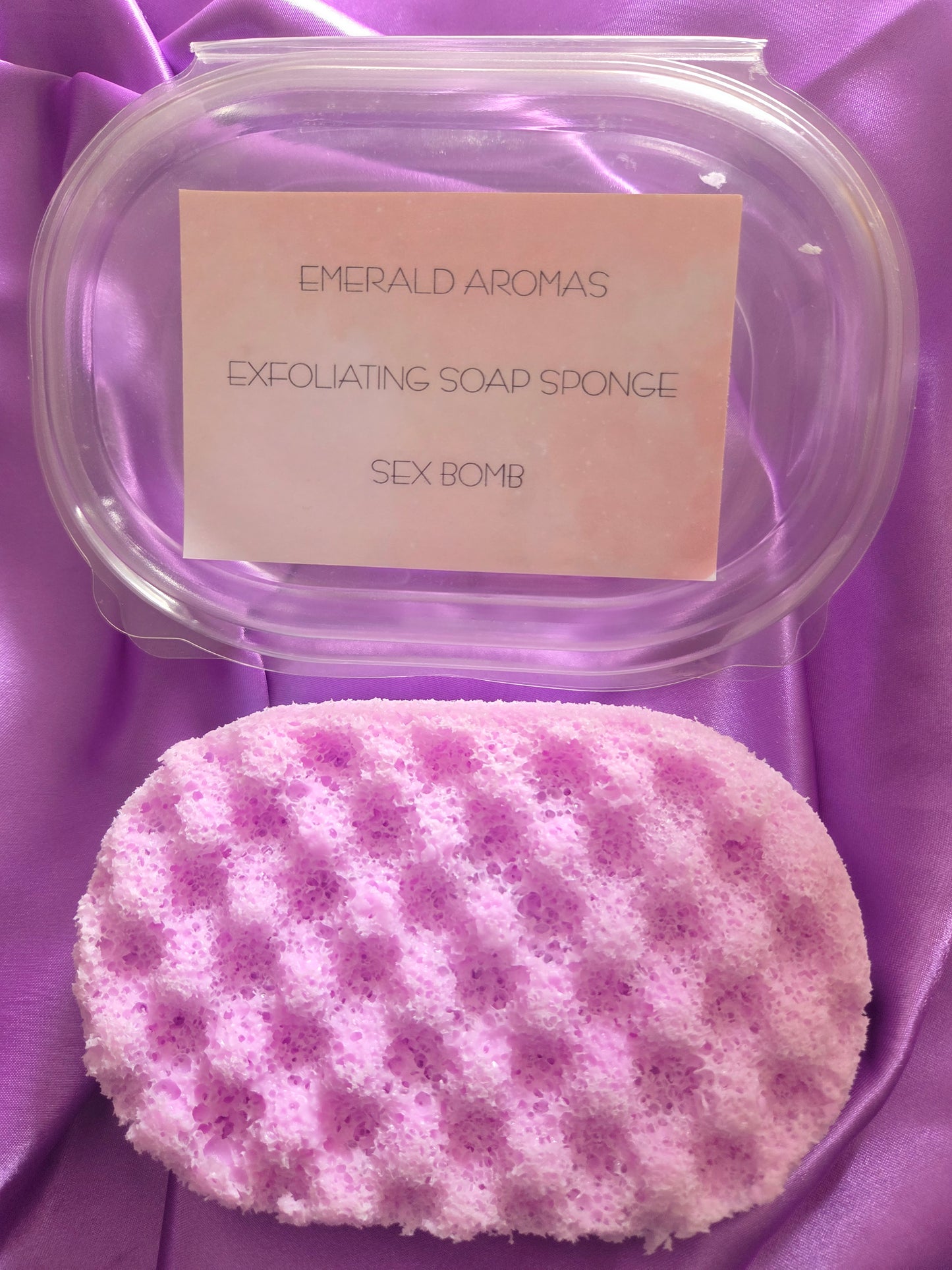 Sex Bomb Exfoliating Soap Sponge Large 150g