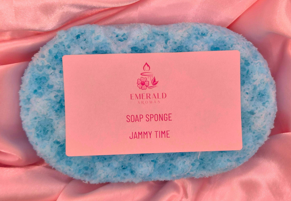 Jammy Time Exfoliating Soap Sponge Large 150g