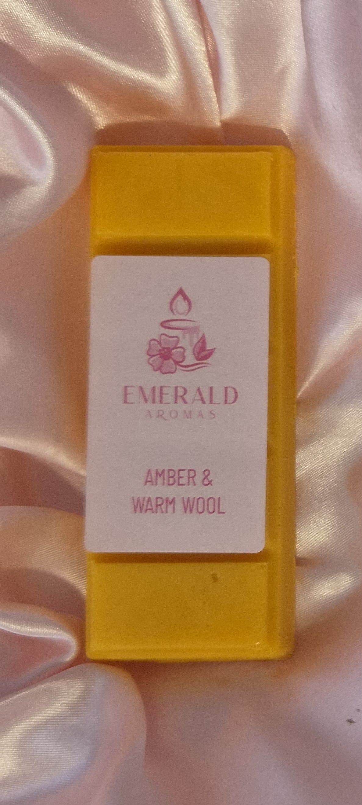 Amber & Warm Wool Large Wax Melt 50g