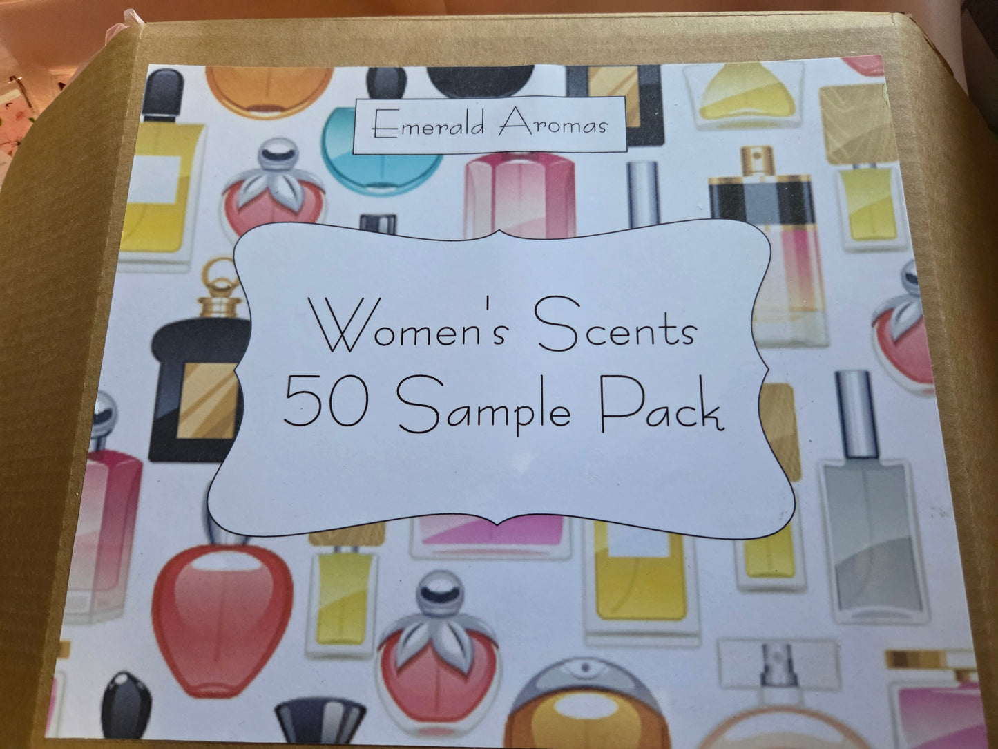 Ultimate Wax Melt Sample Box With 50 Samples Women's Perfume Scents