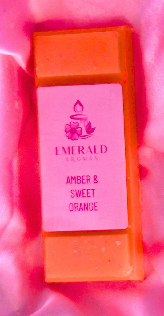 Amber & Sweet Orange Malone Inspired Large Wax Melt 50g
