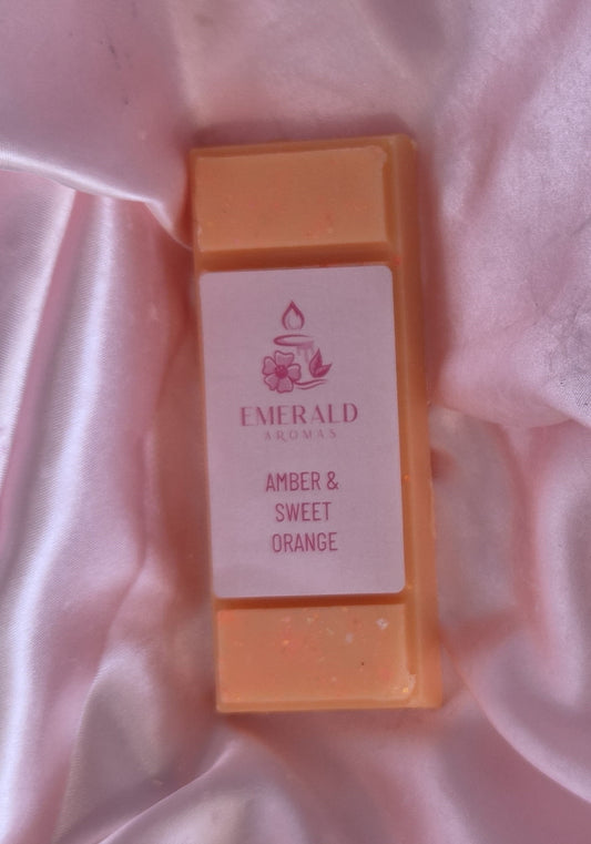 Amber & Sweet Orange Malone Inspired Large Wax Melt 50g