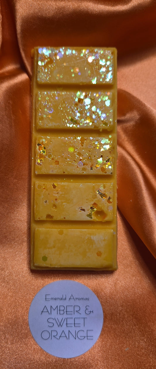 Amber & Sweet Orange Malone Inspired Large Wax Melt 50g