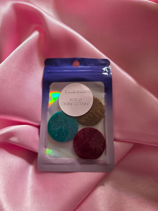 Asevi Disinfectant Inspired Hoover / Vacuum Discs 3 Pack