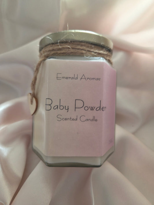 Baby Powder Jar Candle Large 250g