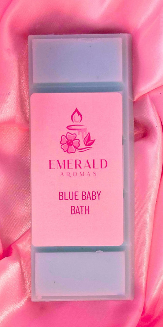 Blue Baby Bath Large Wax Melt 50g