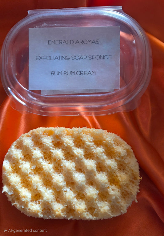 Bum Bum Cream Exfoliating Soap Sponge Large 150g