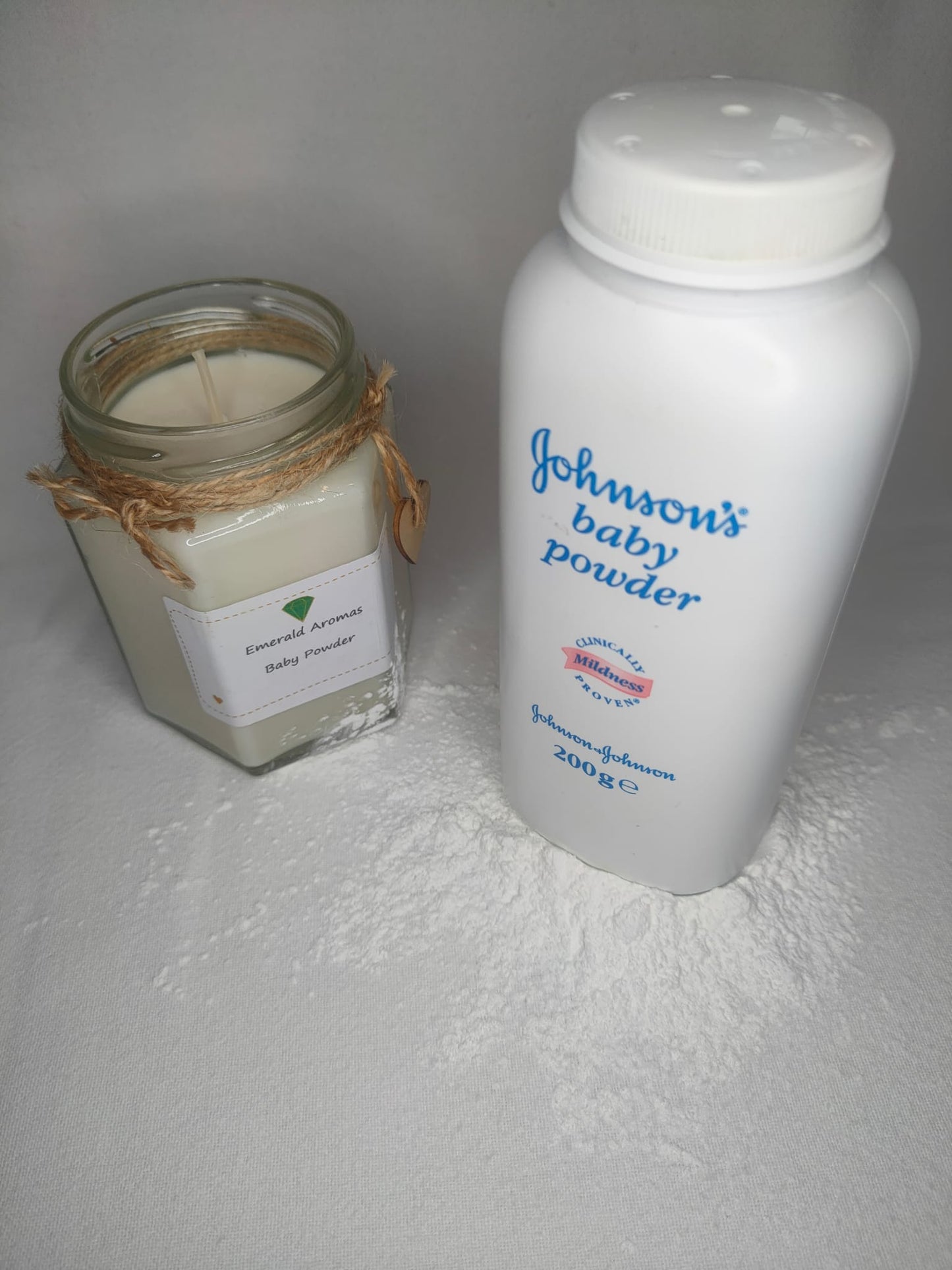 Baby Powder Jar Candle Large 250g