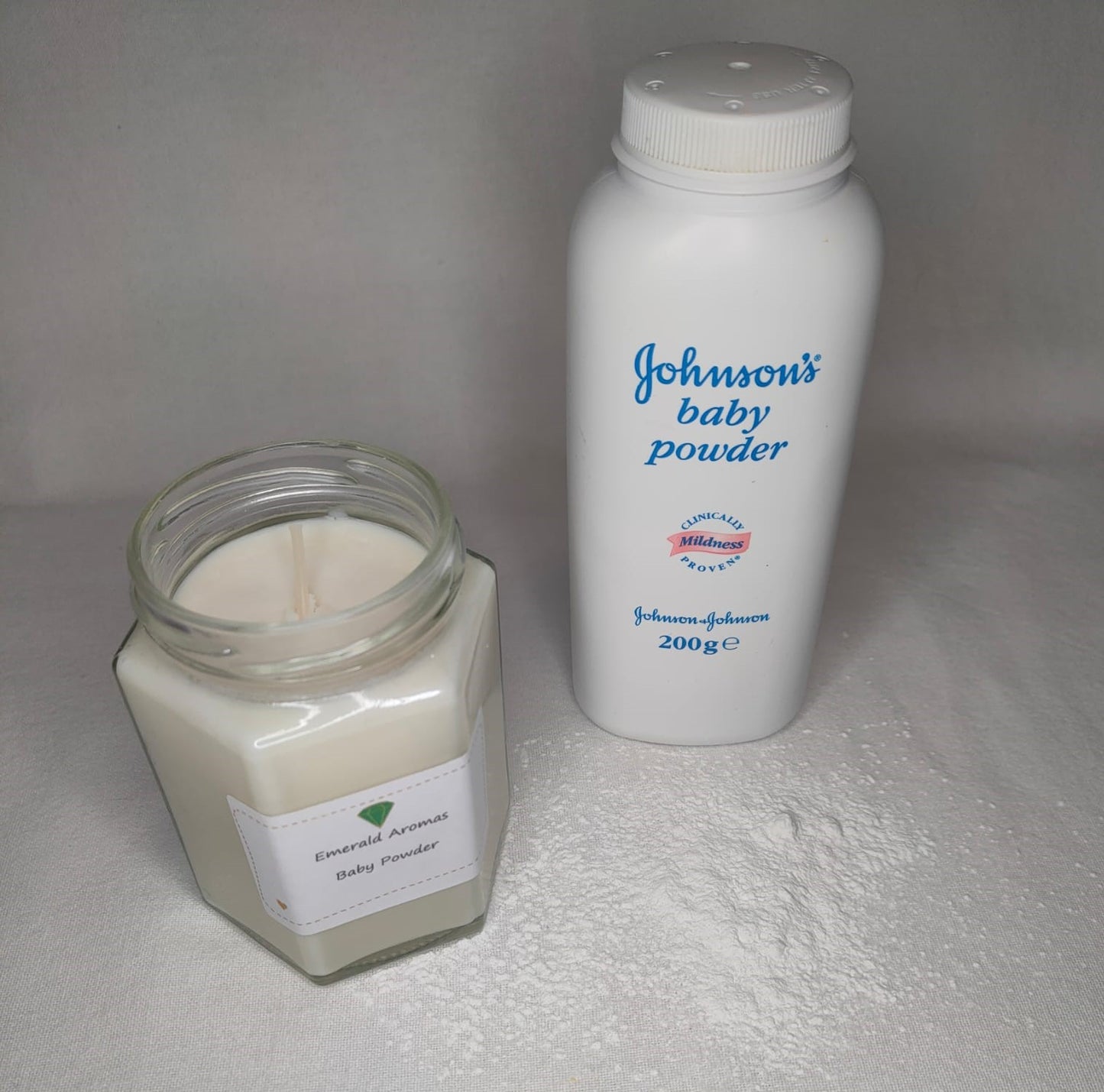 Baby Powder Jar Candle Large 250g