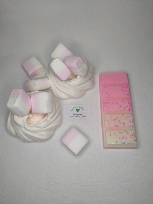 Boardwalk Marshmallow Clouds Bath Bodyworks inspired Large Wax Melt 50g