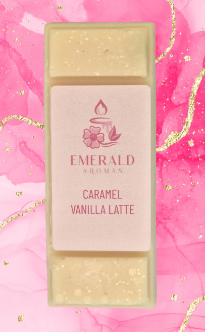 Caramel Vanilla Latte Large Wax Melt 50g