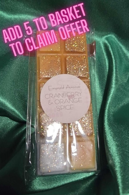 Cranberry & Orange Spice Christmas Large Wax Melt 50g