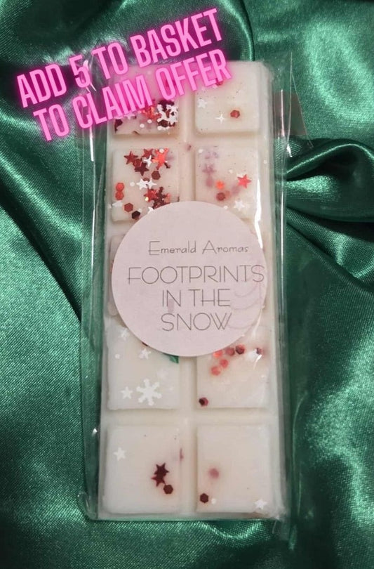 Footprints In The Snow Christmas Large Wax Melt 50g