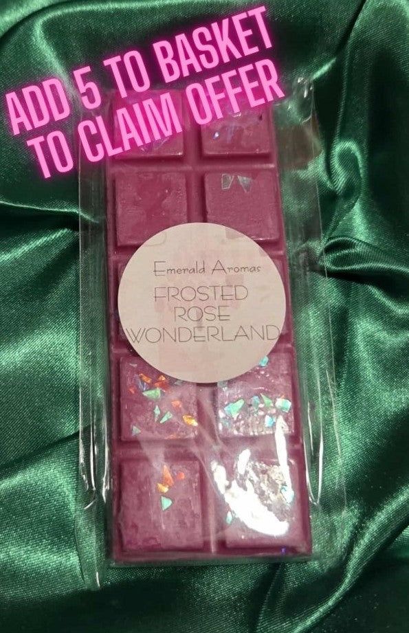 Frosted Rose Wonderland Lenor Inspired Christmas Large Wax Melt 50g