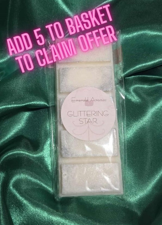 Glittering Star Christmas Yankee Inspired Large Wax Melt 50g