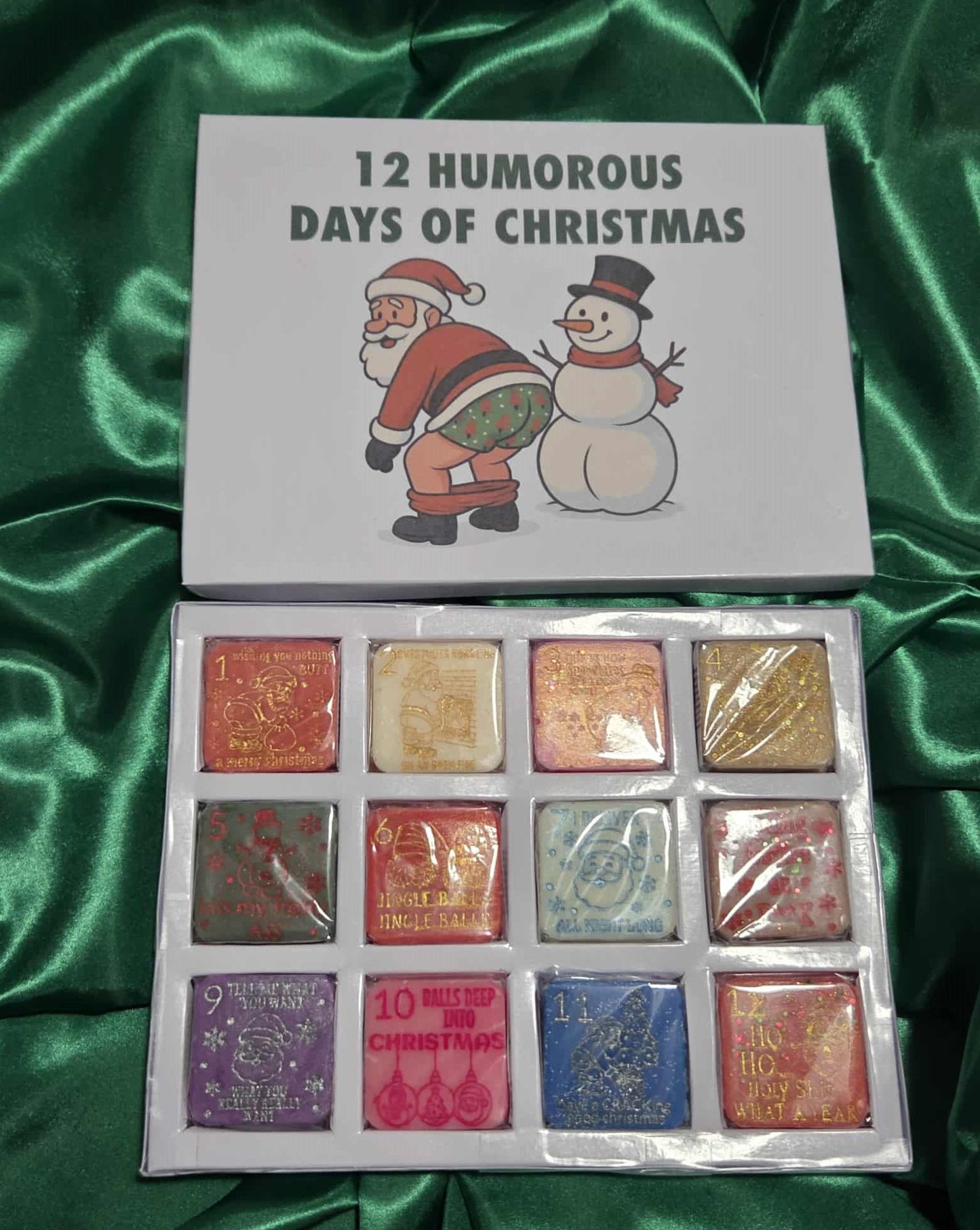 12 Day Christmas Wax Melt Calendar Fun Rude Limited Edition
