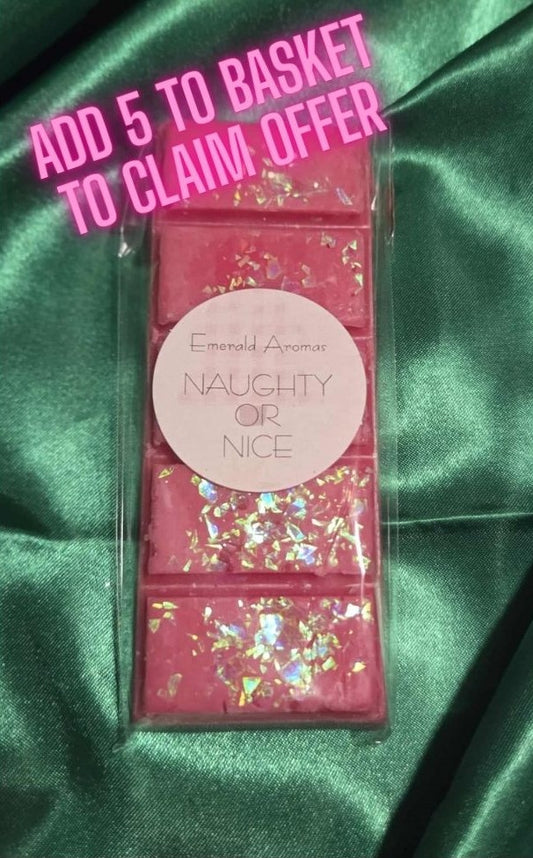 Naughty Or Nice Christmas Large Wax Melt 50g