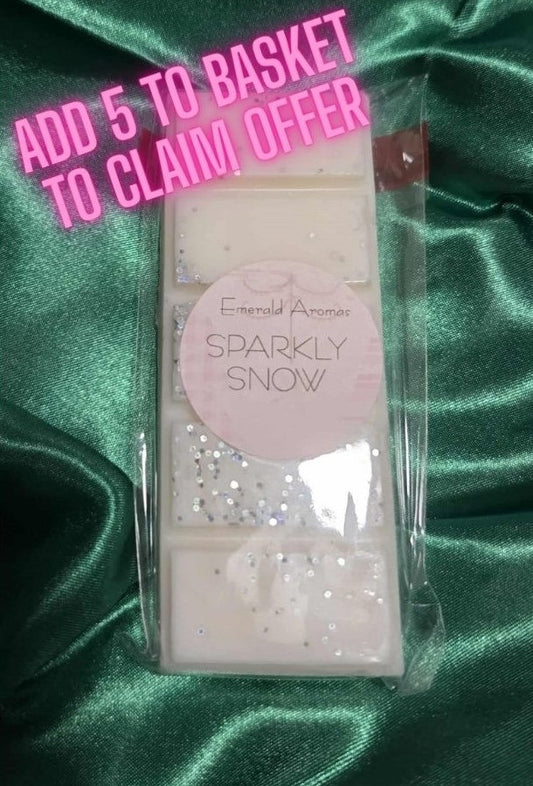 Sparkly Snow Christmas Large Wax Melt 50g