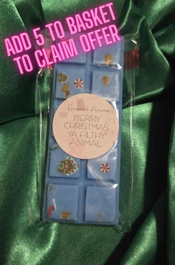 Merry Christmas Ya Filthy Animal Christmas Large Wax Melt 50g