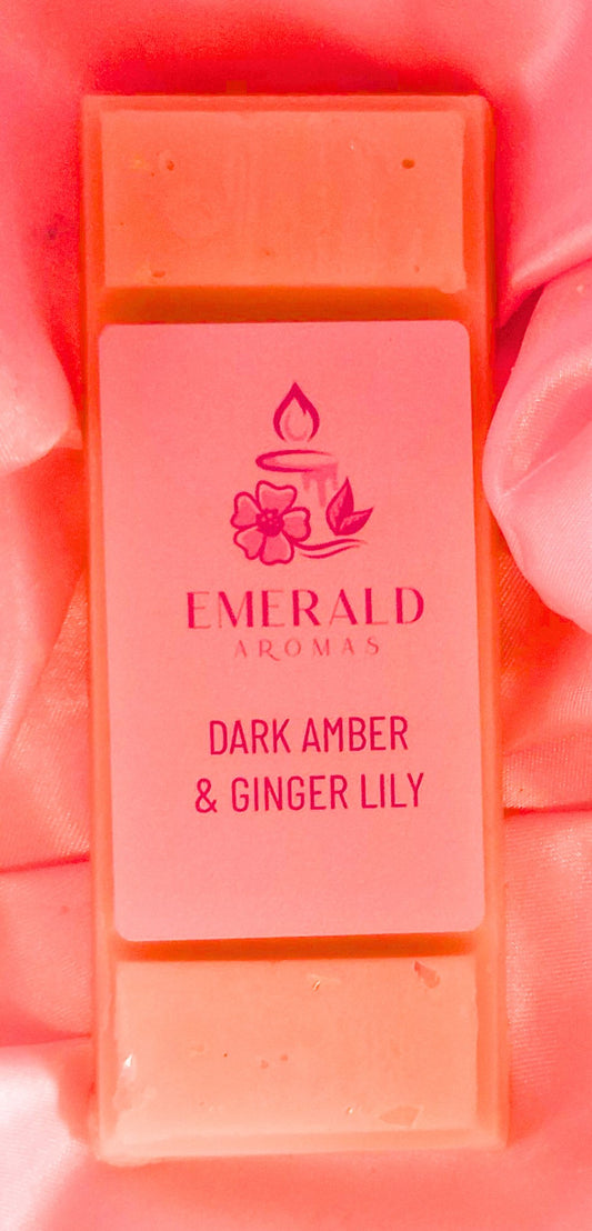 Dark Amber & Ginger Lily Malone Inspired Large Wax Melt 50g