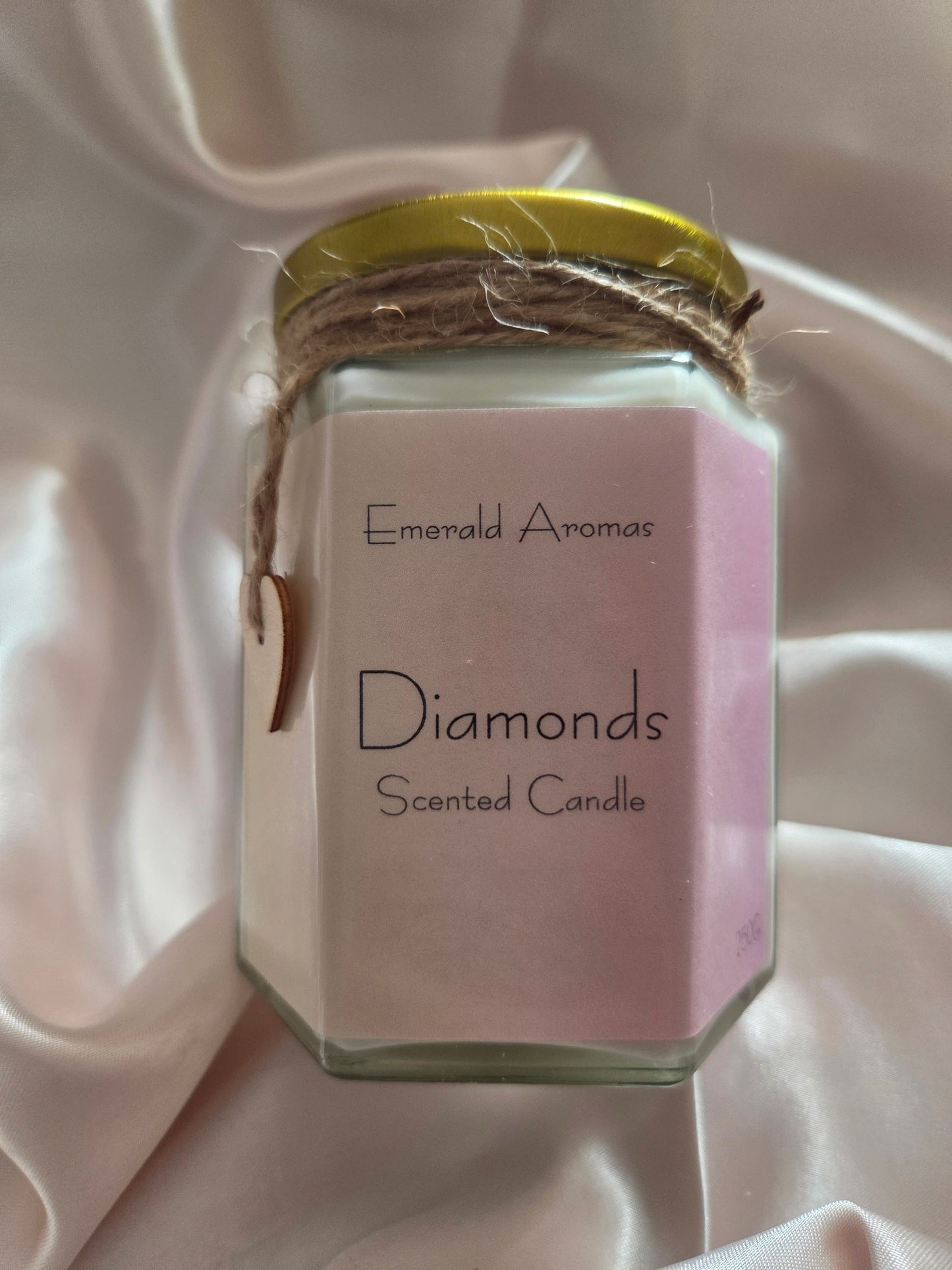 Diamonds Perfume Inspired Jar Candle Large 250g