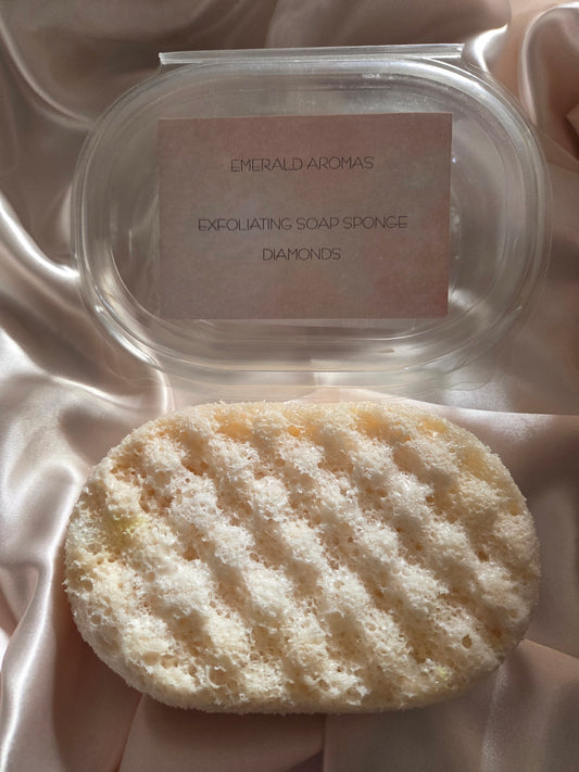 Diamonds Armani Inspired Exfoliating Soap Sponge Large 150g