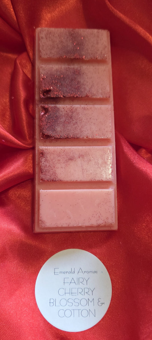 Fairy Cherry Blossom & Cotton Large Wax Melt 50g