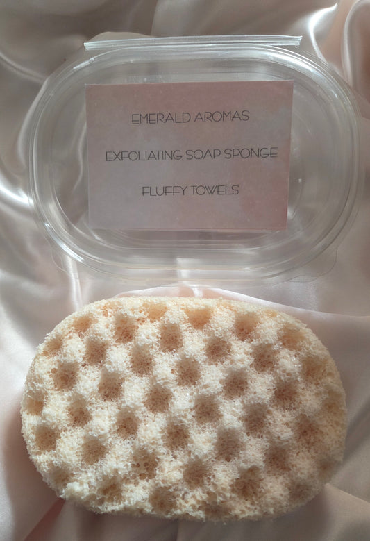 Fluffy Towels Exfoliating Soap Sponge Large 150g