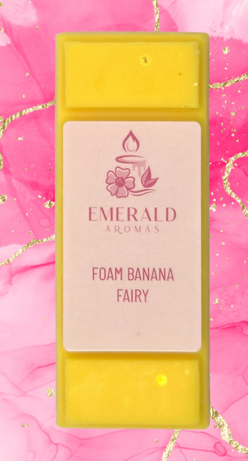 Foam Banana Fairy L*sh Inspired Large Wax Melt 50g