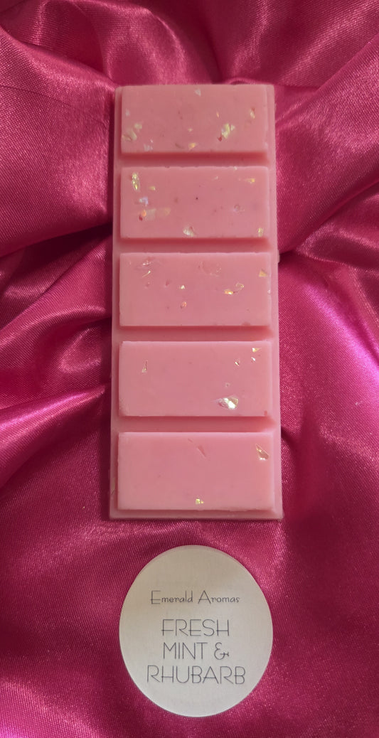 Fresh Mint & Rhubarb Large Wax Melt 50g
