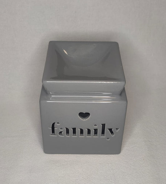 Ceramic Grey Family Wax Burner