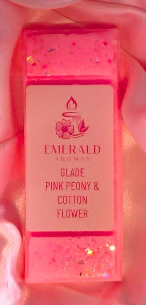 Glade Pink Peony & Cotton Flower Large Wax Melt 50g