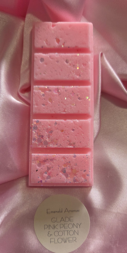 Glade Pink Peony & Cotton Flower Large Wax Melt 50g