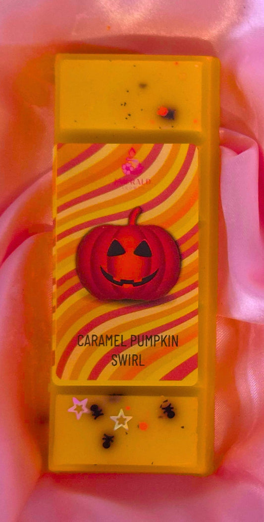 Halloween Caramel Pumpkin Swirl Large Wax Melt 50g