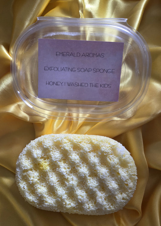 Honey I Washed The Kids Exfoliating Soap Sponge Large 150g