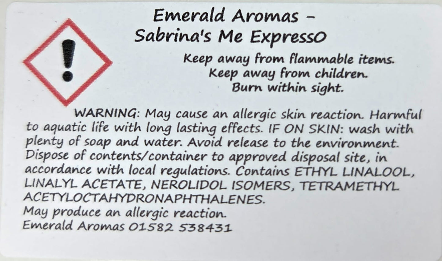 Sabrina's Me Expresso Large Wax Melt 50g
