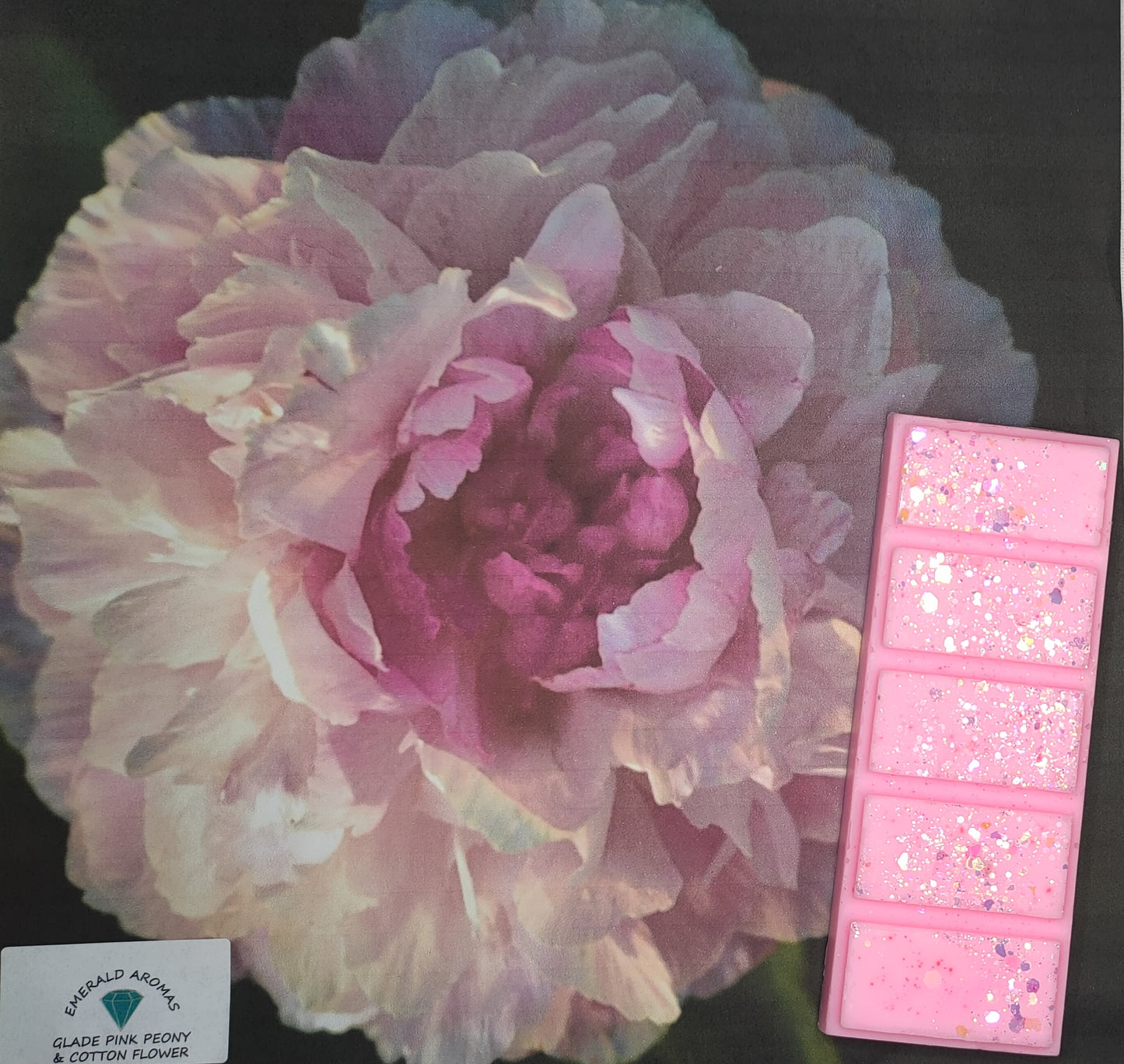 Glade Pink Peony & Cotton Flower Large Wax Melt 50g