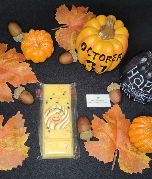 Halloween Caramel Pumpkin Swirl Large Wax Melt 50g